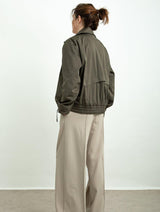 Immaculate Vegan - Protected Species Waterproof Harrington Jacket | Dark Olive