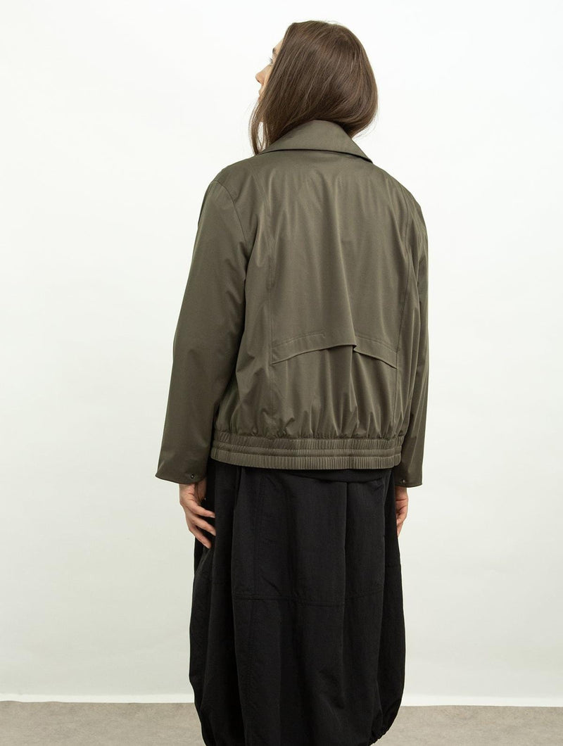 Protected Species Waterproof Harrington Jacket | Dark Olive