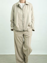 Immaculate Vegan - Waterproof Harrington Jacket | Portland Stone