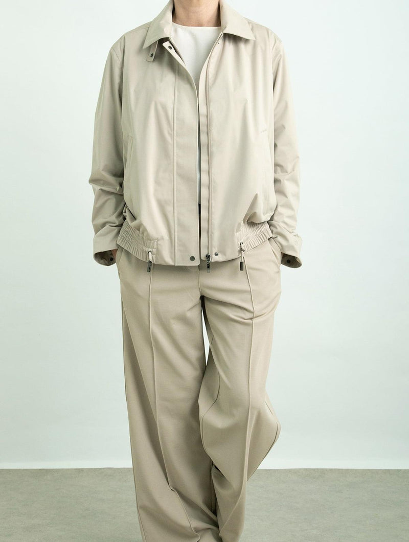 Waterproof Harrington Jacket | Portland Stone