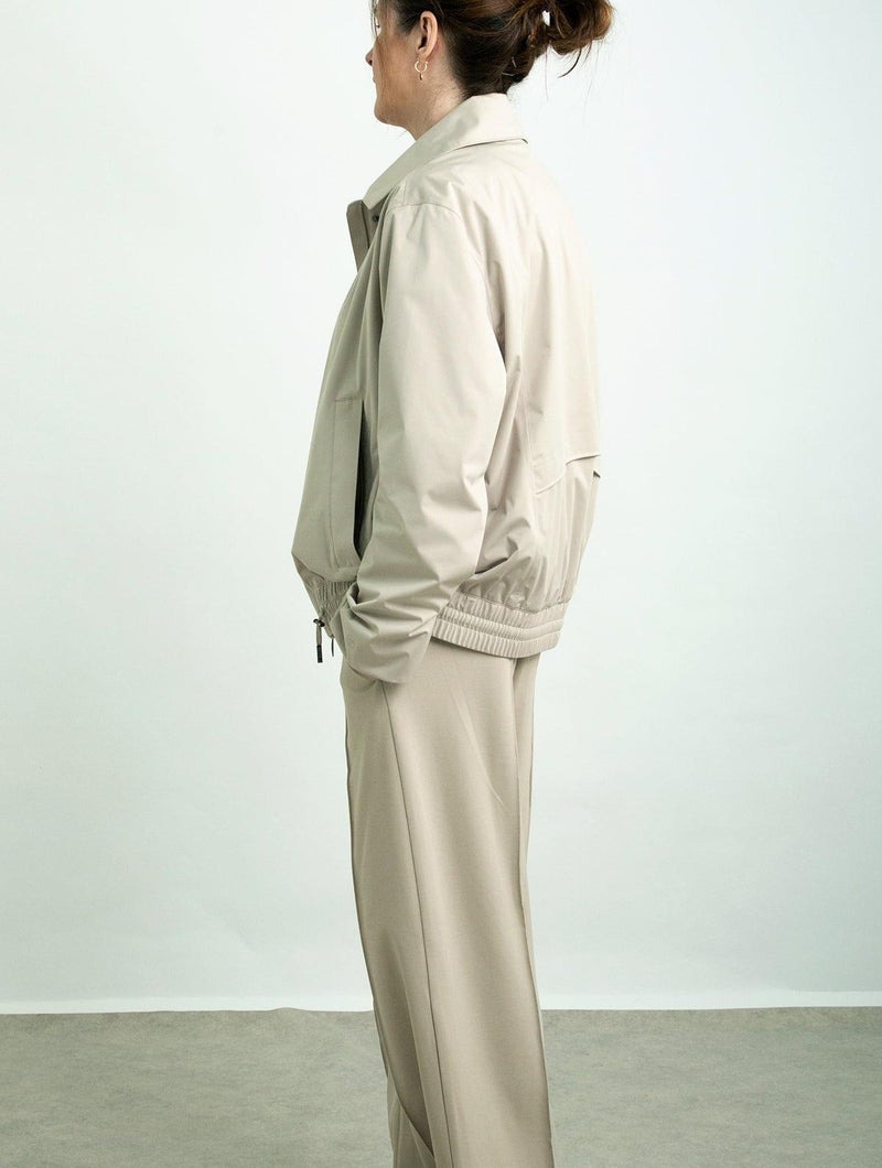 Waterproof Harrington Jacket | Portland Stone