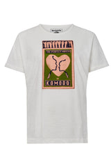 Immaculate Vegan - KOMODO MATCHMAKING - Organic Cotton Tee Off White