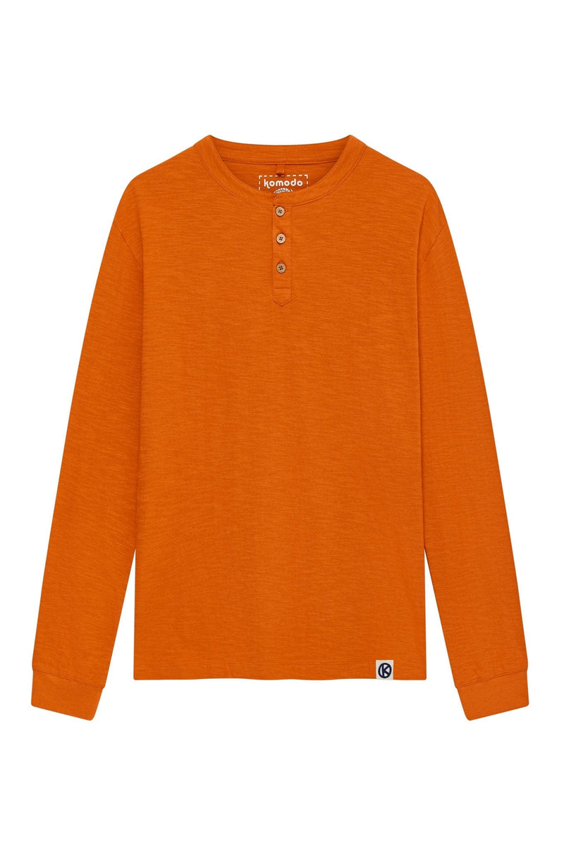 KOMODO ARLO -  Organic Cotton Top Burnt Orange