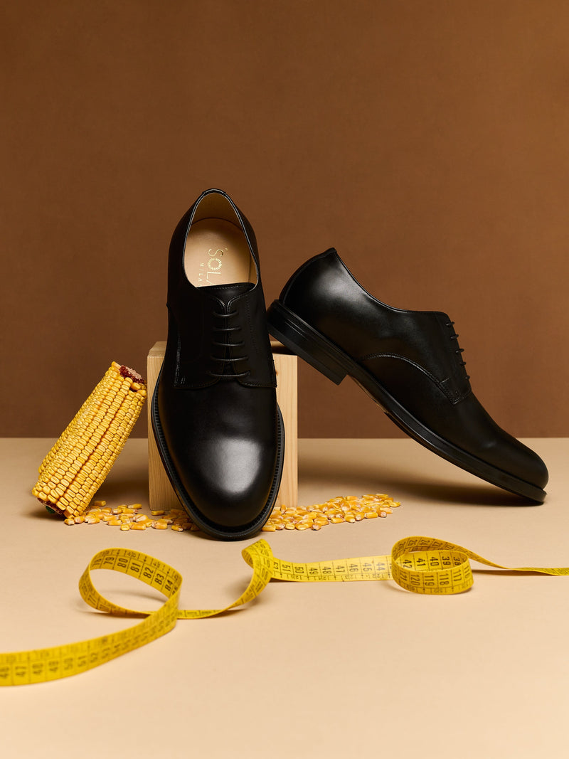 Men's Vegan Leather Derby Shoes