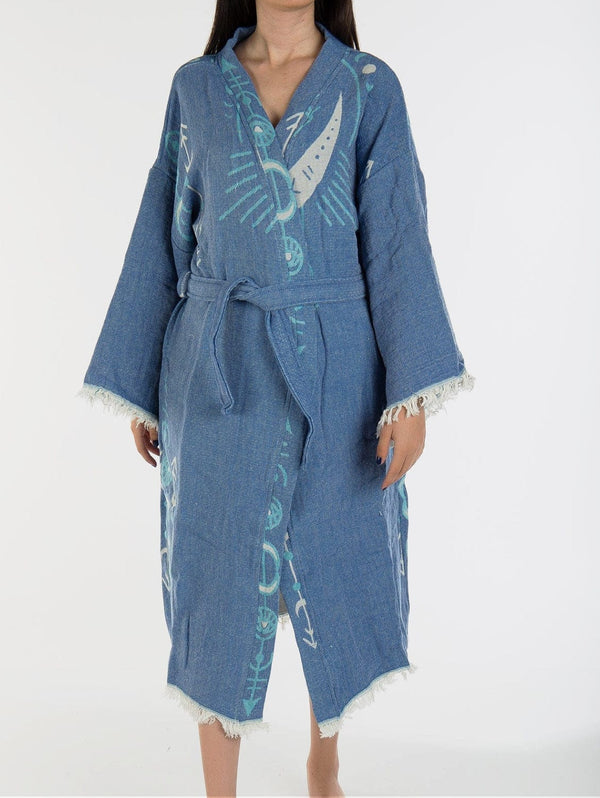 Forever and Always Shoes Aria - Blue Moon Handmade Kimono Blue