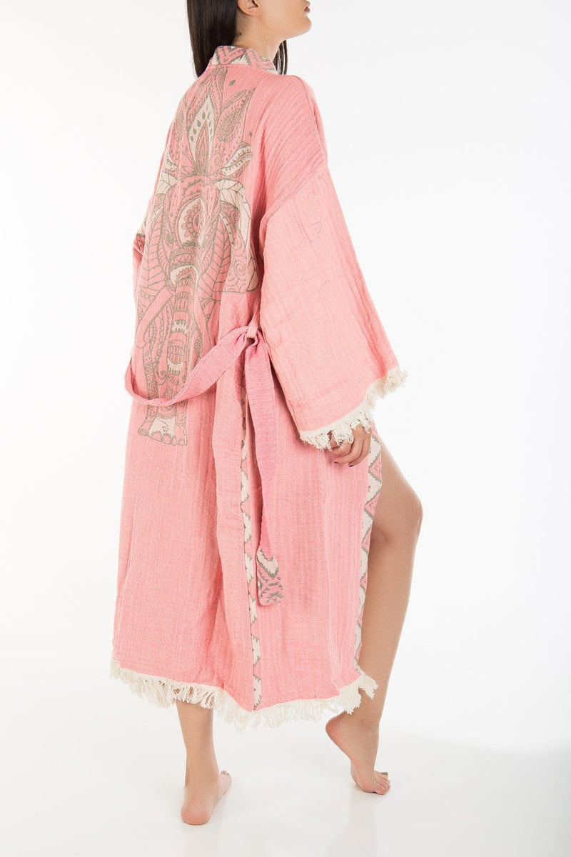 Forever and Always Shoes Aria - Pink Elephant Handmade Kimono Pink