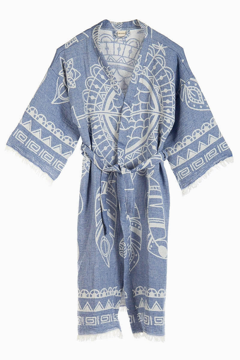 Forever and Always Shoes Aria -  Blue Dreamcatcher Handmade Kimono Blue