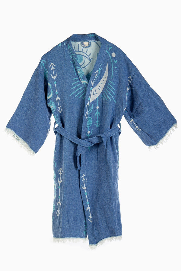 Forever and Always Shoes Aria - Blue Moon Handmade Kimono Blue