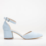 Immaculate Vegan - Forever and Always Shoes Miranda - Baby Blue Pumps with Pearls