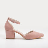 Immaculate Vegan - Forever and Always Shoes Miranda - Dusty Pink Shoes with Pearls