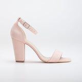 Immaculate Vegan - Forever and Always Shoes Melissa - Coral Suede Sandals with Pearls