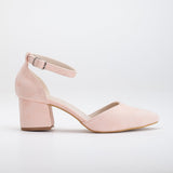 Immaculate Vegan - Forever and Always Shoes Miranda - Coral Pink Shoes with Pearls