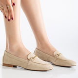 Immaculate Vegan - Olly Vegan Suede Horsebit Loafers | Beige