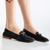 Immaculate Vegan - Olly Vegan Leather Horsebit Loafers | Black