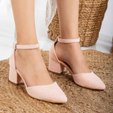 Immaculate Vegan - Forever and Always Shoes Miranda - Coral Pink Shoes with Pearls