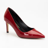 Immaculate Vegan - Forever and Always Shoes Perla - Red Patent Pointed Toe Stiletto Pump