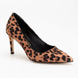 Immaculate Vegan - Forever and Always Shoes Perla - Leopard Pointed Toe Stiletto Pump