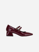 Immaculate Vegan - Prologue Shoes Lizbeth Vegan Leather Mary Jane Shoes | Red Cherry UK3 / EU36 / US5.5 / Burgundy