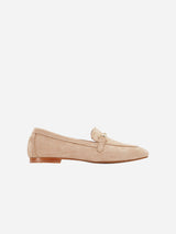 Immaculate Vegan - Olly Vegan Suede Horsebit Loafers | Dark Beige