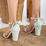 Immaculate Vegan - Forever and Always Shoes Melissa - Mint Green Sandals with Pearls