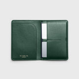 Immaculate Vegan - Oliver Co. London Bramley Apple Leather & Wood Leather Vegan Passport Holder | Black