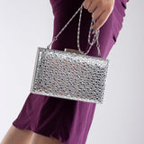 Immaculate Vegan - Forever and Always Shoes Clara - Silver Sequin Clutch Silver