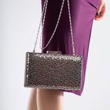 Immaculate Vegan - Forever and Always Shoes Clara - Gray Sequin Glitter Clutch Gray