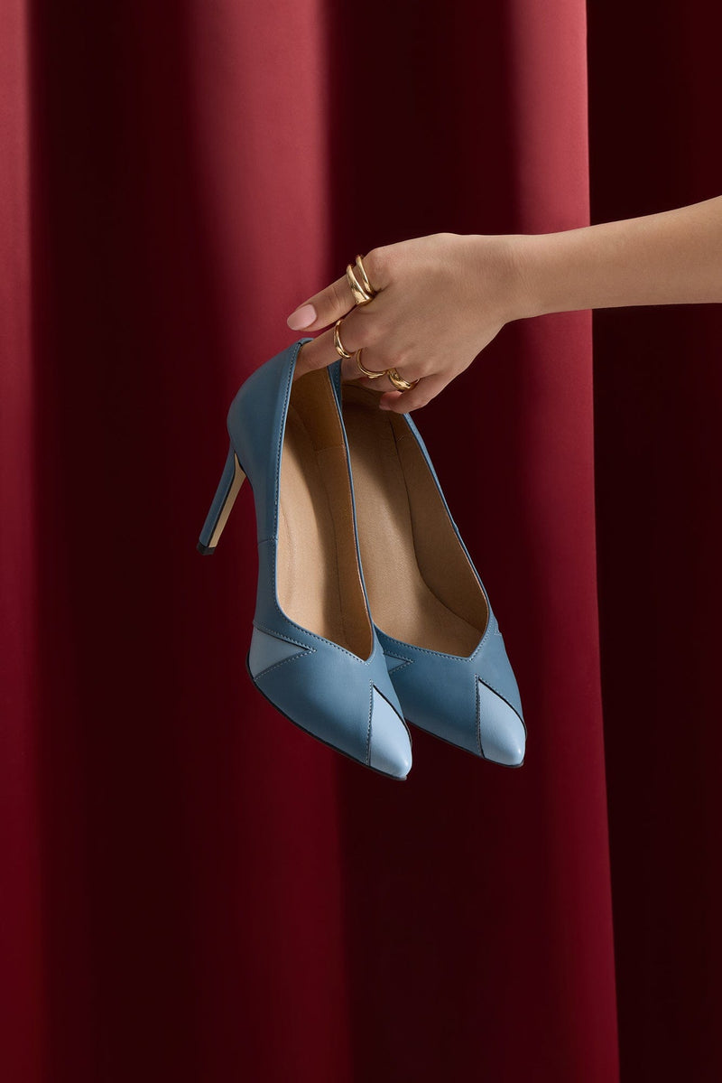 AGAZI IVO jeans – vegan heels made from apple and corn leather