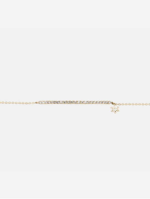 Illuminess™ 14K Gold Diamond Bar Bracelet | Gold