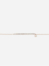 Immaculate Vegan - Illuminess™  14K Rose Gold Diamond Bar Bracelet | Rose Gold