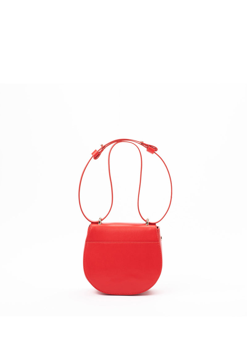 Iris Apple Leather Vegan Mini Bag | Red