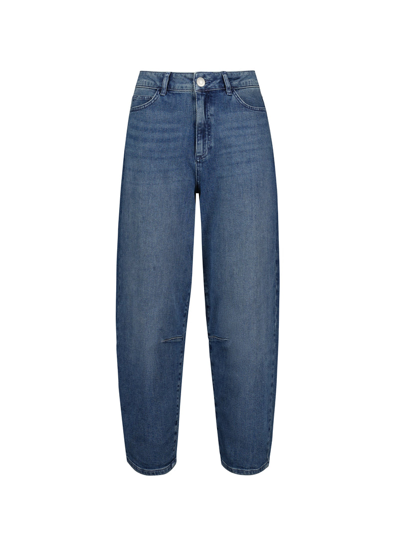 Nixi Organic Cotton Stretch Denim Barrel Jeans | Vintage Wash