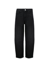 Immaculate Vegan - Baukjen Nixi Organic Stretch Cotton Denim Barrel Jeans | Washed Black