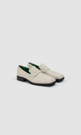 Immaculate Vegan - PREV Joan Vegan Apple Leather Loafers | Cream