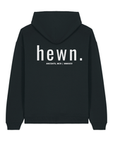 Immaculate Vegan - hewn. Mens Organic Cotton Signature Oversized Hoodie in Jet Black