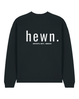 Immaculate Vegan - Women's Organic Cotton Signature Oversized Sweatshirt | Jet Black
