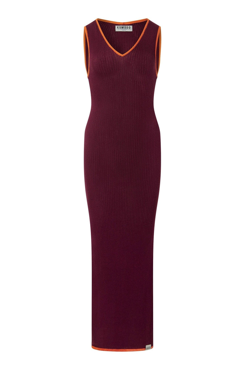 Thandie Women's Organic Cotton Knit Dress | Berry Immaculate Vegan Thandie Women's Organic Cotton Knit Dress | Berry Immaculate Vegan