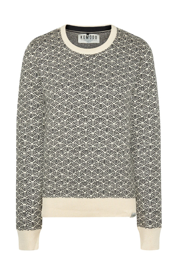 KOMODO TARA - Organic Cotton Jumper White