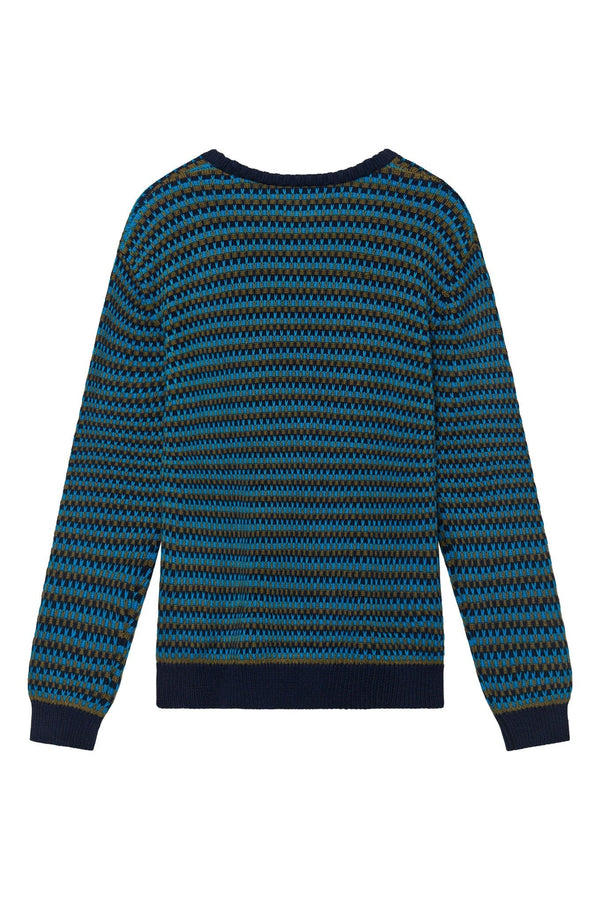 KOMODO Kai Men's GOTS Organic Cotton Jumper |  French Blue