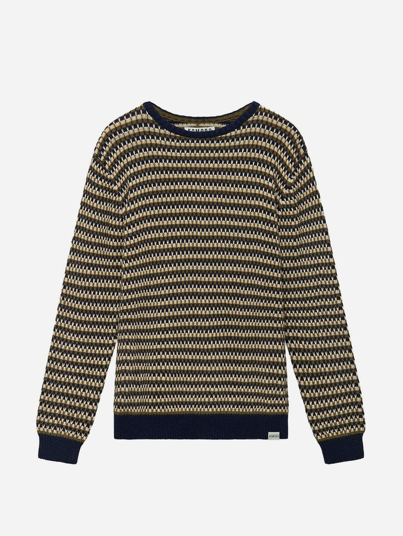 KOMODO Kai Men's GOTS Organic Cotton Jumper | Mustard S