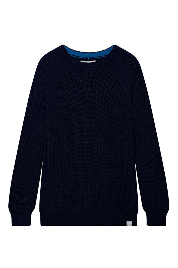 KOMODO Sergio Women's Organic Cotton Jumper | Navy UK8 / EU36 / US4