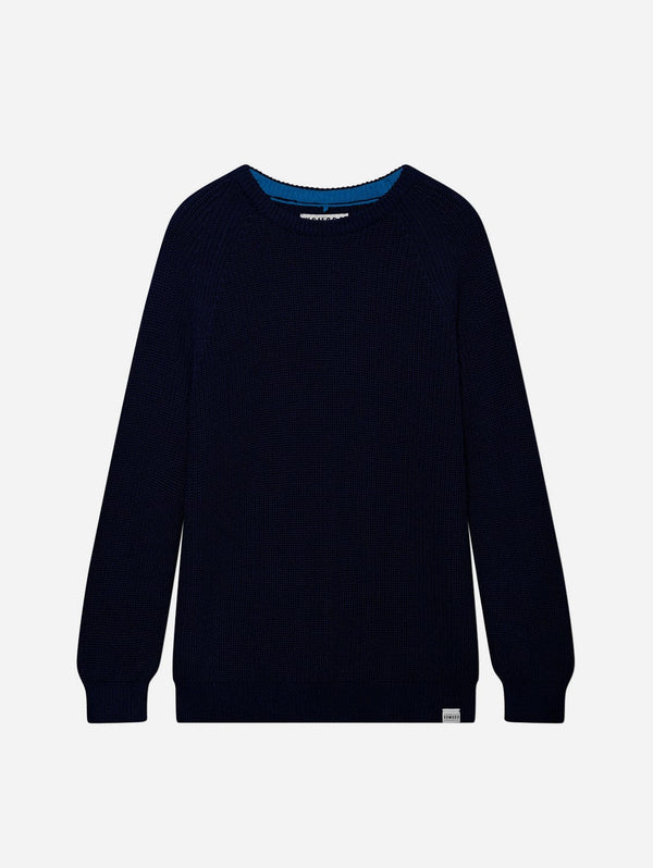 KOMODO Sergio Women's Organic Cotton Jumper | Navy