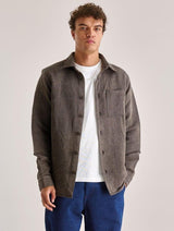 Immaculate Vegan - KOMODO Men's Shanti Hand Woven Cotton Over Shirt | Brown