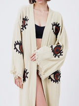 Immaculate Vegan - Elara Handmade Cotton Kimono | Beige