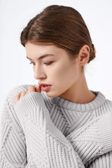 Immaculate Vegan - Mila.Vert Knitted rhomb pullover