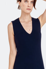 Immaculate Vegan - Mila.Vert Knitted V-neck dress