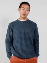 Immaculate Vegan - KOMODO Liam Men's Organic Cotton Jumper | Teal S