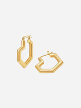 Immaculate Vegan - Under Her Eyes DARYL SMALL HOOPS <br> 18k Gold Plated Gold / 18k Gold Plated Silver