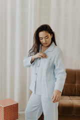 Immaculate Vegan - Pilantis Women's Linen Pyjama Set | Multiple Colours