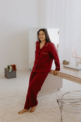 Immaculate Vegan - Pilantis Women's Linen Pyjama Set | Multiple Colours